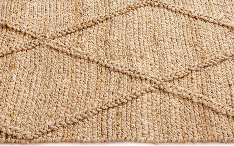 Jute rug texture