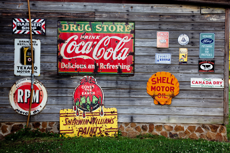 Antique signs