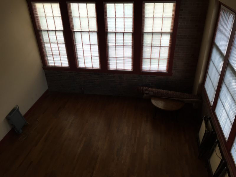 Photo of empty living room