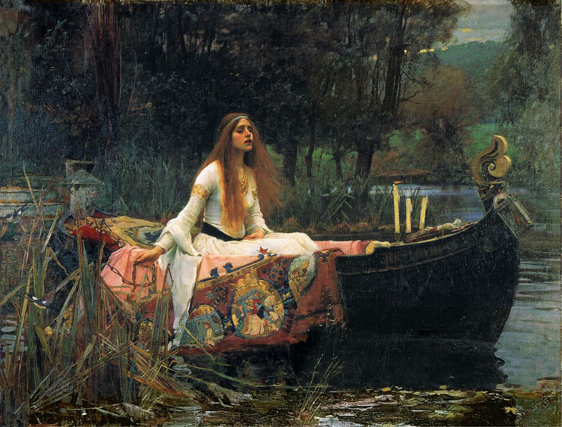 The Lady of Shalott, an 1888 painting by John William Waterhouse